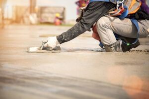 What's the best method for stopping leaking concrete slab?