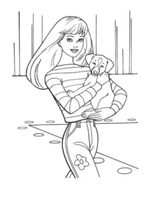 10 Appealing Barbie Coloring Pages