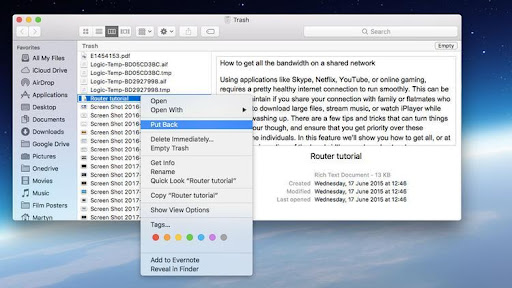 Open the finder on your Mac