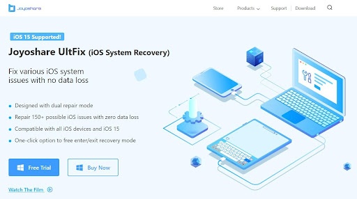 How to Fix iPhone Stuck on White Screen with Joyoshare UltFix