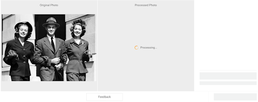 Once you’ve uploaded your image, it will begin processing it automatically. Wait for it to finish this procedure.