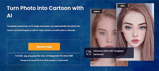 Toongineer Cartoonizer: Cartoon Yourself Online