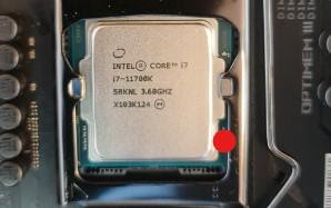 Intel 9th-generation core i7 processor 