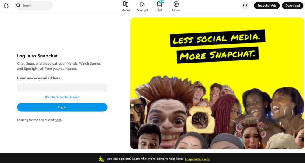 snapchat on pc