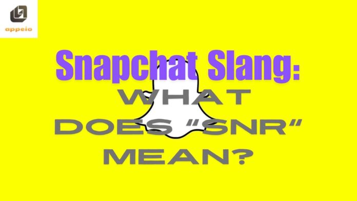 Snapchat Slang 'SNR'