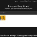 Anonyig story viewer Preview